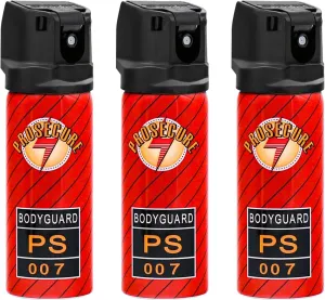 (1-4 Pieces) 60ml Tear Gas Pepper Spray - Water Column Sprayer - Flip-top Safety - Quick and Accurate Aim, Safe Protection, Unisex