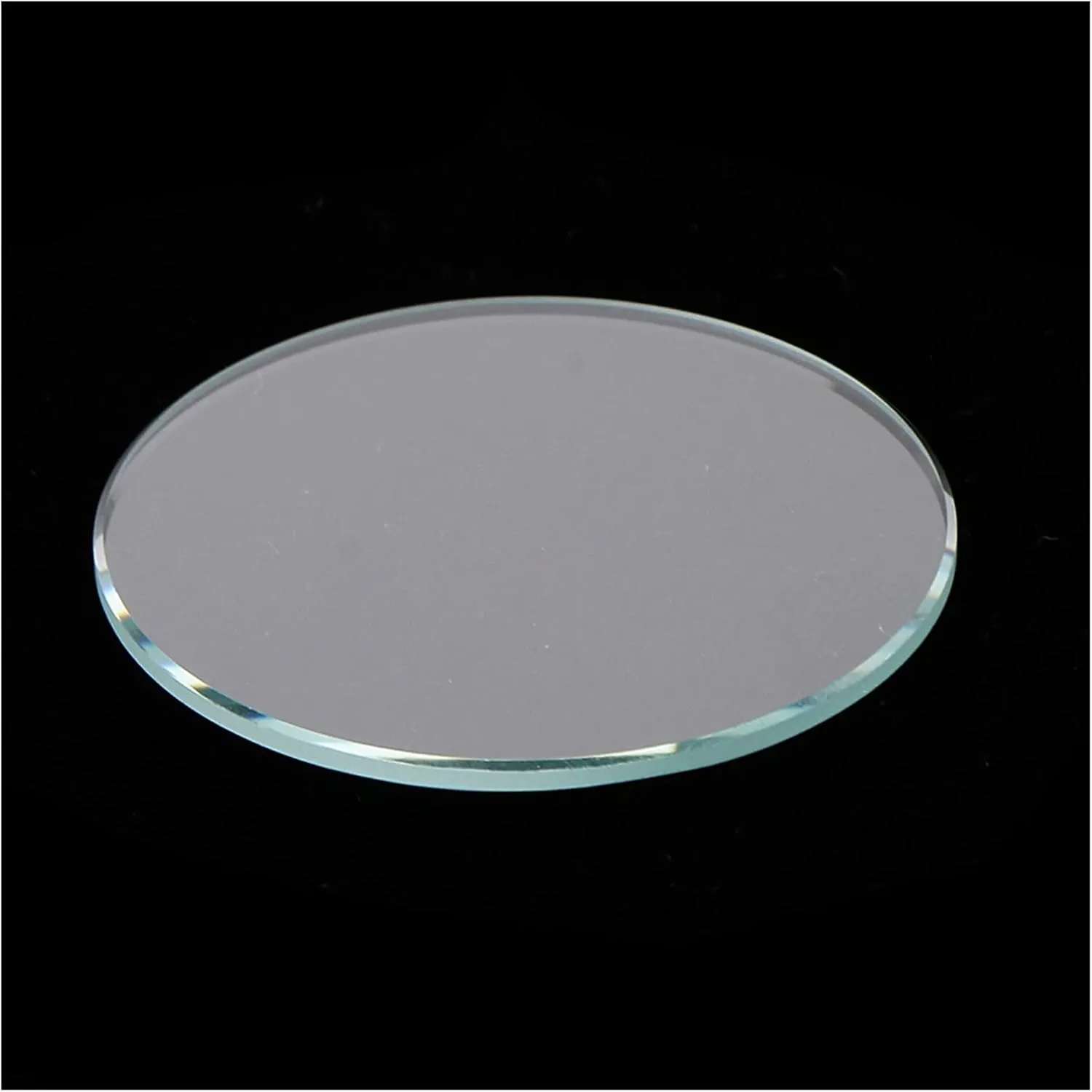 10pcs 28mm-38mm Flat Watch Crystal Mineral Glass Replacement Part 1mm Thick Round Smooth Transparent Glass Watch Accessories (Color : 36mm)