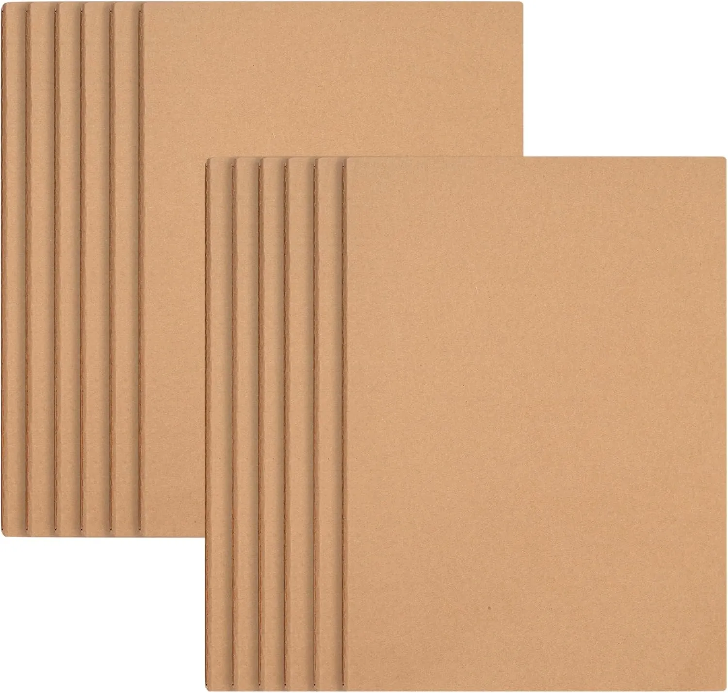12 Pack Large Dot Grid Notebook & Journal Bulk, Kraft Cover, A4 Size, 8.5x11 inch, 60 Pages, Dotted Thick Paper