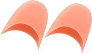 1Pair Soft Silicone Ballet Dance Toe Pads Comfortable Toe Protectors for Pointe Shoes Reusable Gel Cover for Little Toe Protection for Dancers Durable Flexible Design