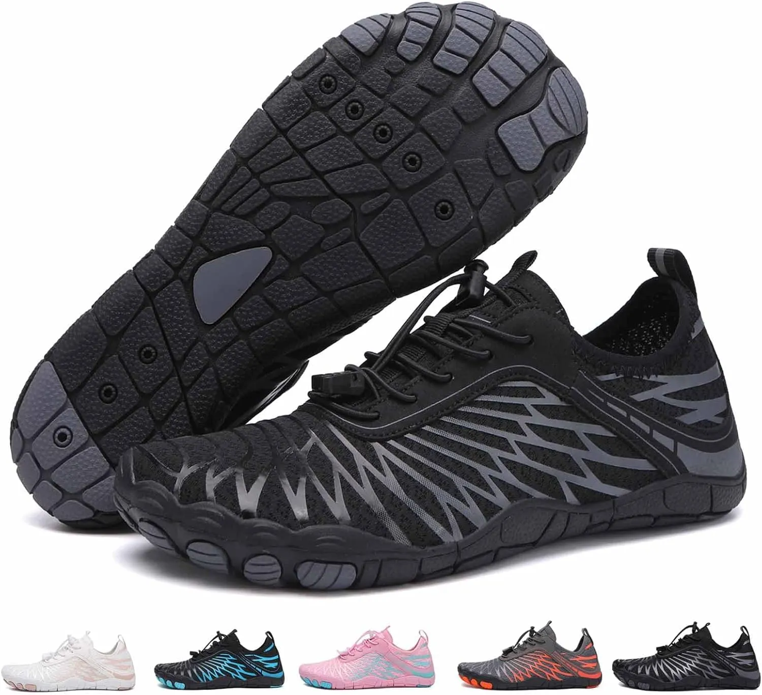 2025 New Barefoot Shoes Women, Hike Barefoot for Womens Mens，Water Shoes with Wide Toe Box Healthy Non-Slip,Neuropathy Breathable Barefoot Vitality