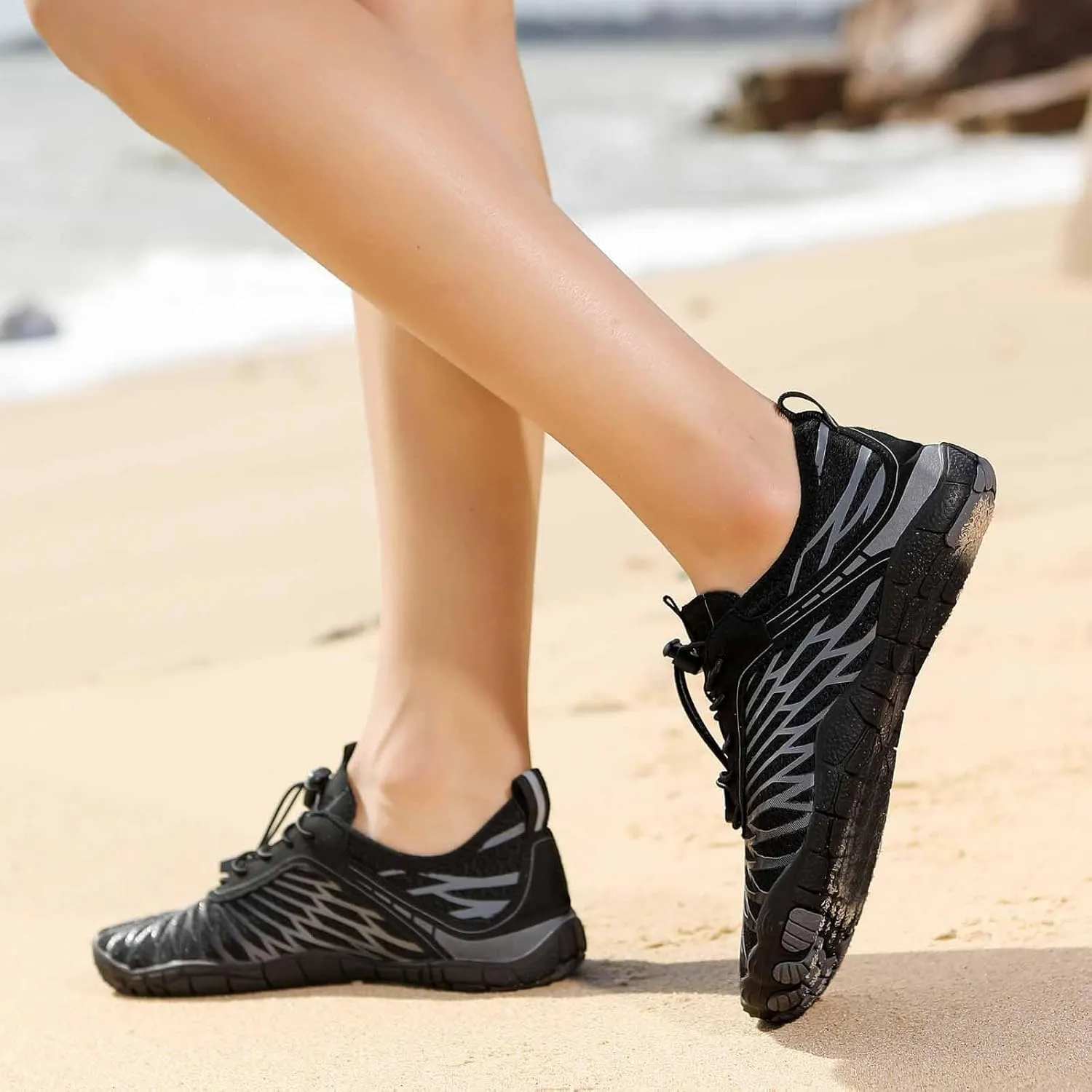 2025 New Barefoot Shoes Women, Hike Barefoot for Womens Mens，Water Shoes with Wide Toe Box Healthy Non-Slip,Neuropathy Breathable Barefoot Vitality