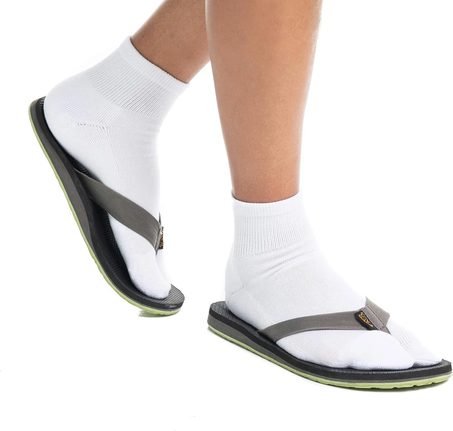 3 V-Toe Thicker Split Toe Tabi Socks Flip-Flops Sandals sneakers Mens Womens Mini-Crew
