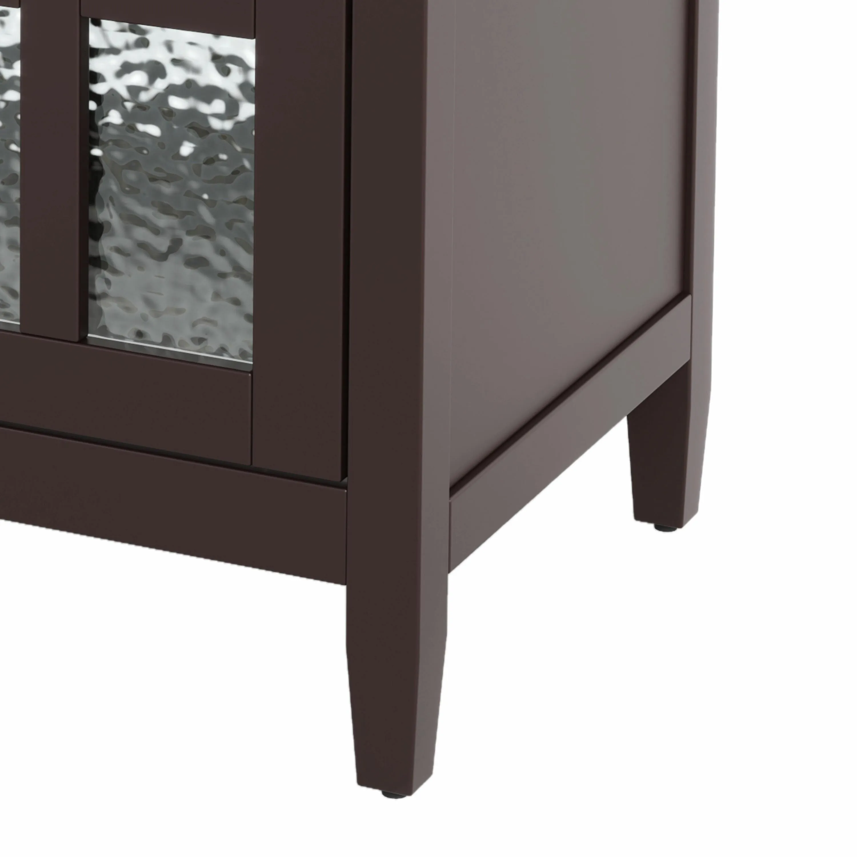 30" Bathroom Vanity with Ceramic Sink, Equipped with Adjustable Shelf and Tip-Out Tray