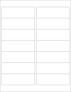 400 Sheets; 5,600 Labels of HouseLabels 14-UP, Address/Mailing Labels (4.0" x 1-1/3") - BPA Free!