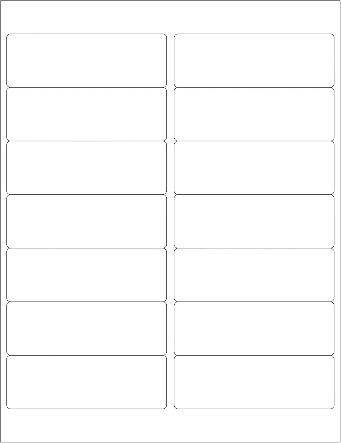 400 Sheets; 5,600 Labels of HouseLabels 14-UP, Address/Mailing Labels (4.0" x 1-1/3") - BPA Free!