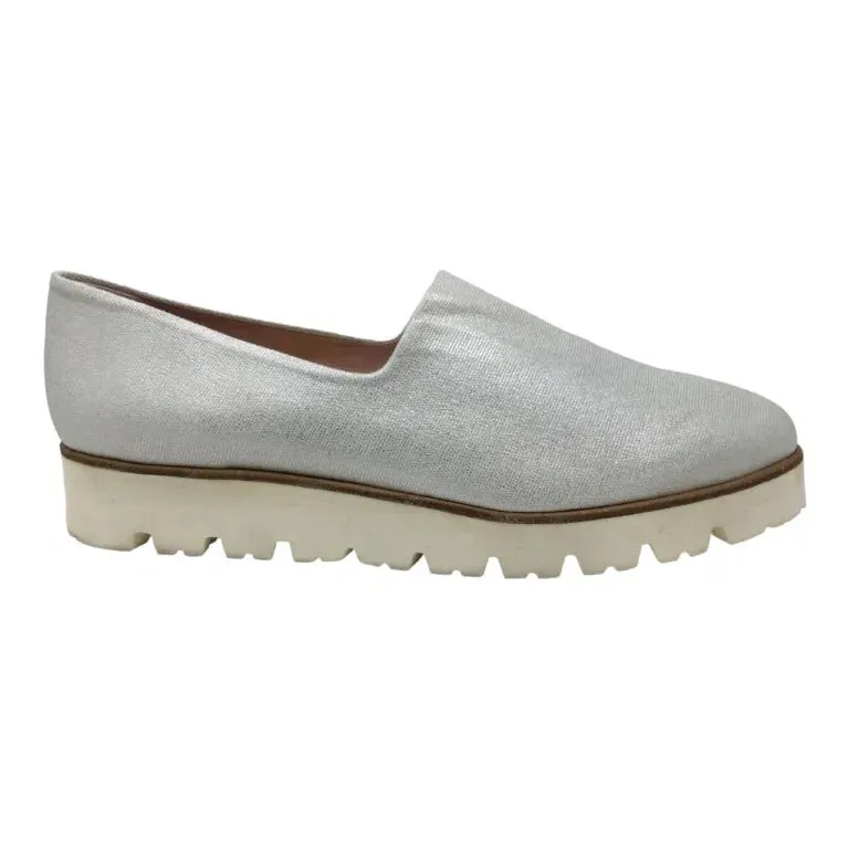 44833 - White Net Slip-On Dress Shoes