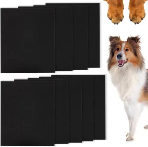 9 Pcs Dog Nail File Scratcher Self-Adhesive Replacement Sandpaper for Dog Scratch Pad Nail Files for Pet Manicure & Pedicure, Litter Box, Furniture or Any Flat Surface (9.2''x11.2'')