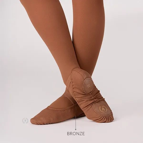 A1004a Assembla canvas ballet (Mocha Tan)