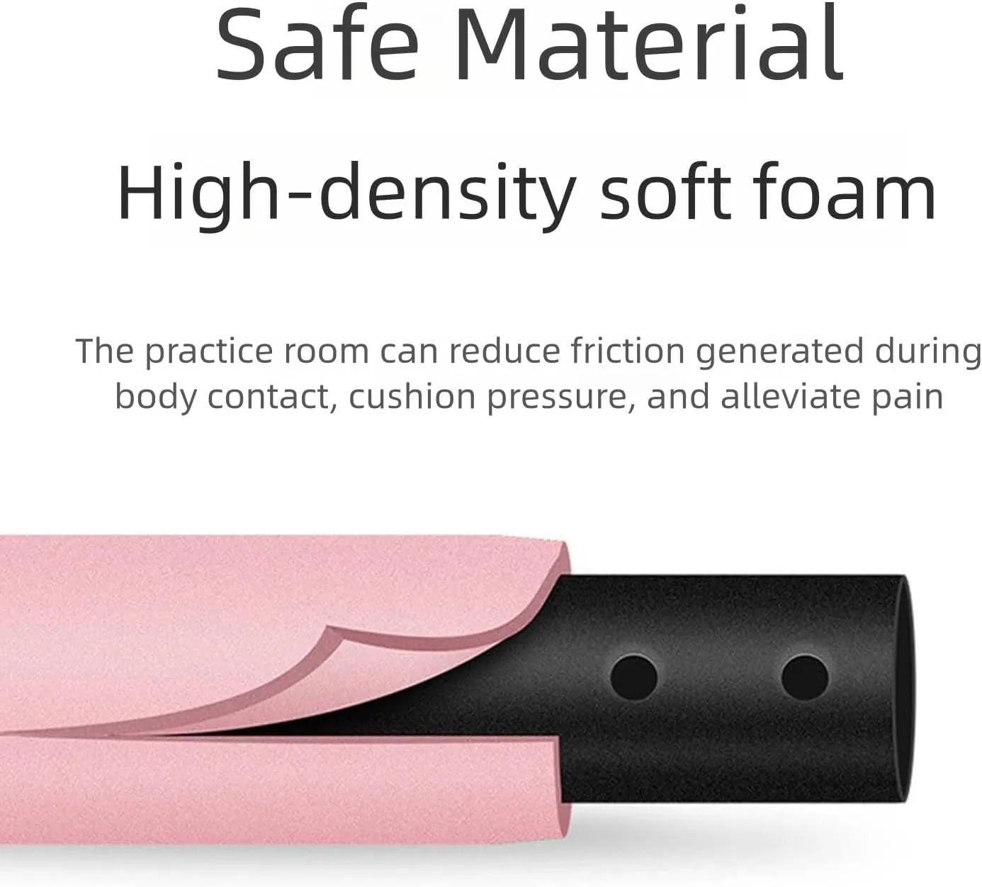 Adjustable Ballet Barre for Home, Portable Dance Barre with Suction Base, Height 80-115cm, High-Density Foam Grip, Steel Frame for Adults & Youth