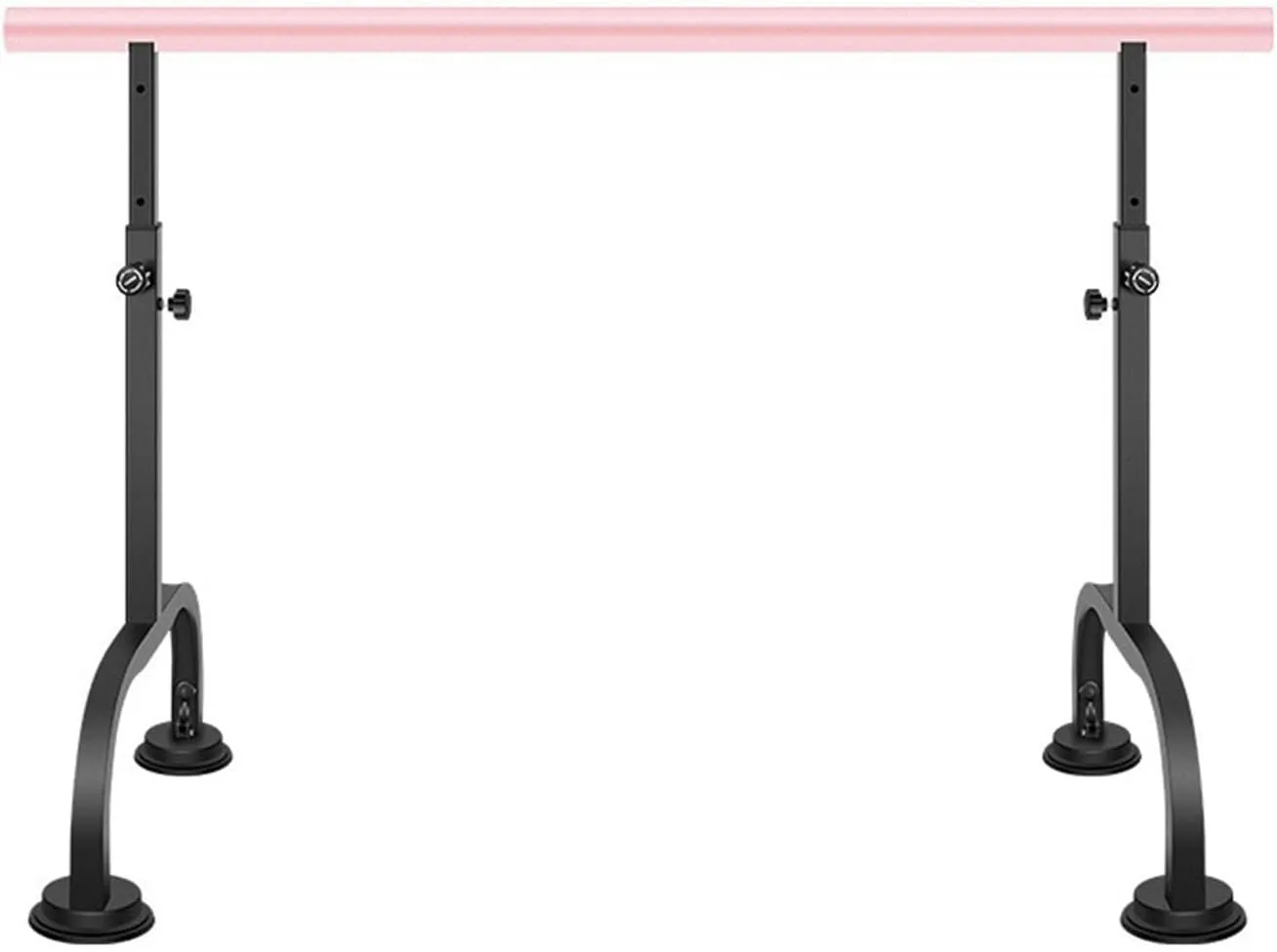 Adjustable Ballet Barre for Home, Portable Dance Barre with Suction Base, Height 80-115cm, High-Density Foam Grip, Steel Frame for Adults & Youth