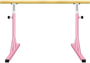 Adjustable Ballet Barre for Home, Portable Freestanding Dance Barre with Non-Slip Base, Height 80-120cm, Steel Construction Yoga for Adults Kids
