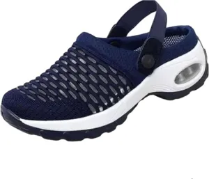 Air Cushion Slip-On Walking Shoes Orthopedic Diabetic Walking Shoes, Orthopedic Clogs Slippers Sandals Sneakers for Women