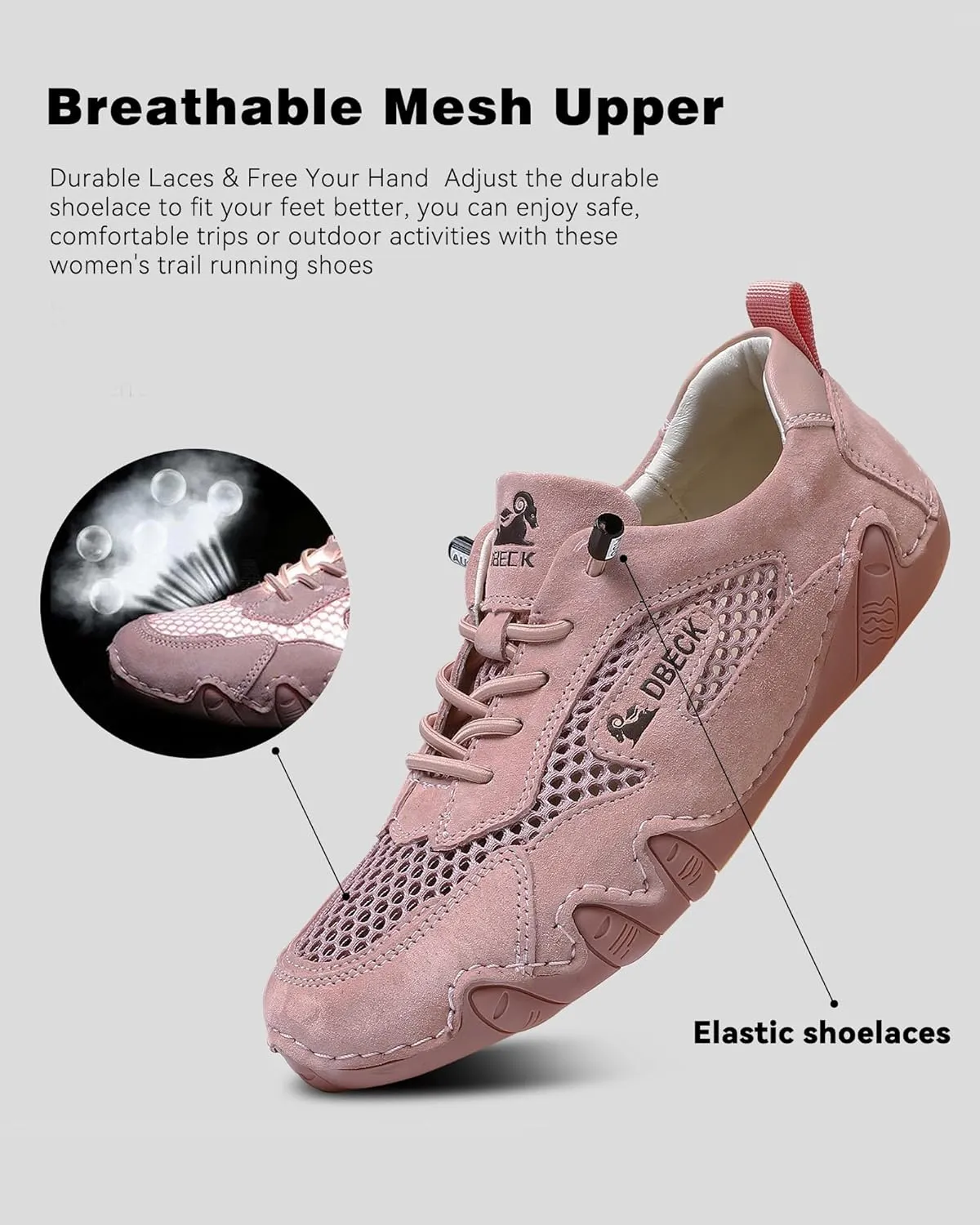 AirWalker Women's Ultralight Breathable Walking Loafers for Commuting Lightweight Outdoor Mesh Slip-On Casual Sneakers