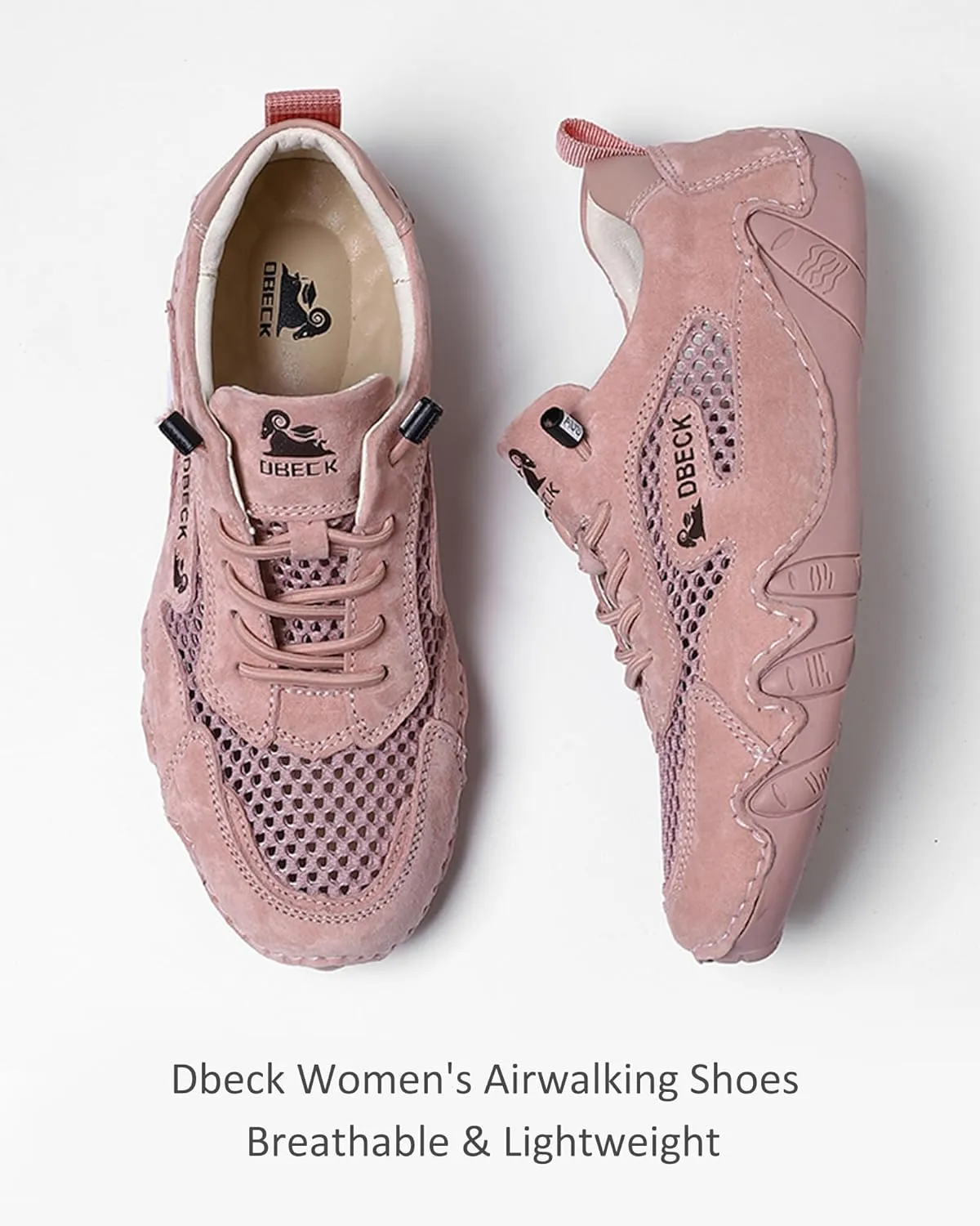 AirWalker Women's Ultralight Breathable Walking Loafers for Commuting Lightweight Outdoor Mesh Slip-On Casual Sneakers