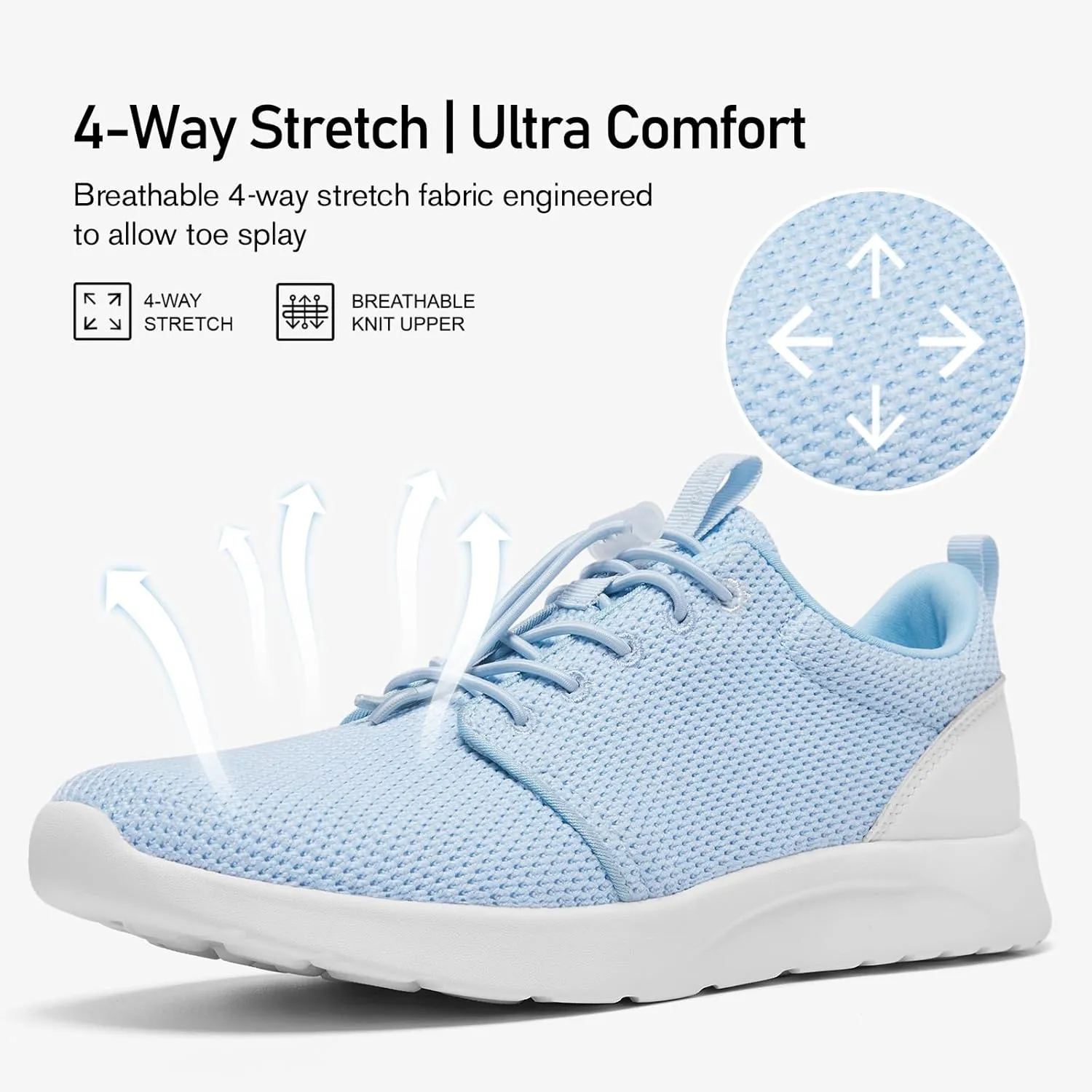 ALEADER Energycloud Ultra Light | Womens Slip On Walking Shoes Tennis Running Shoes