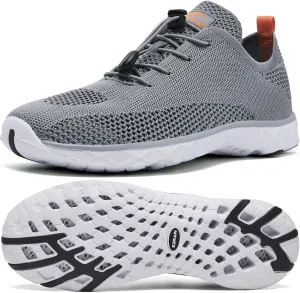 ALEADER Xdrain Men's Water Shoes Lightweight Pool Swim Shoes for Water Sport, Tennis, Walk & Travel