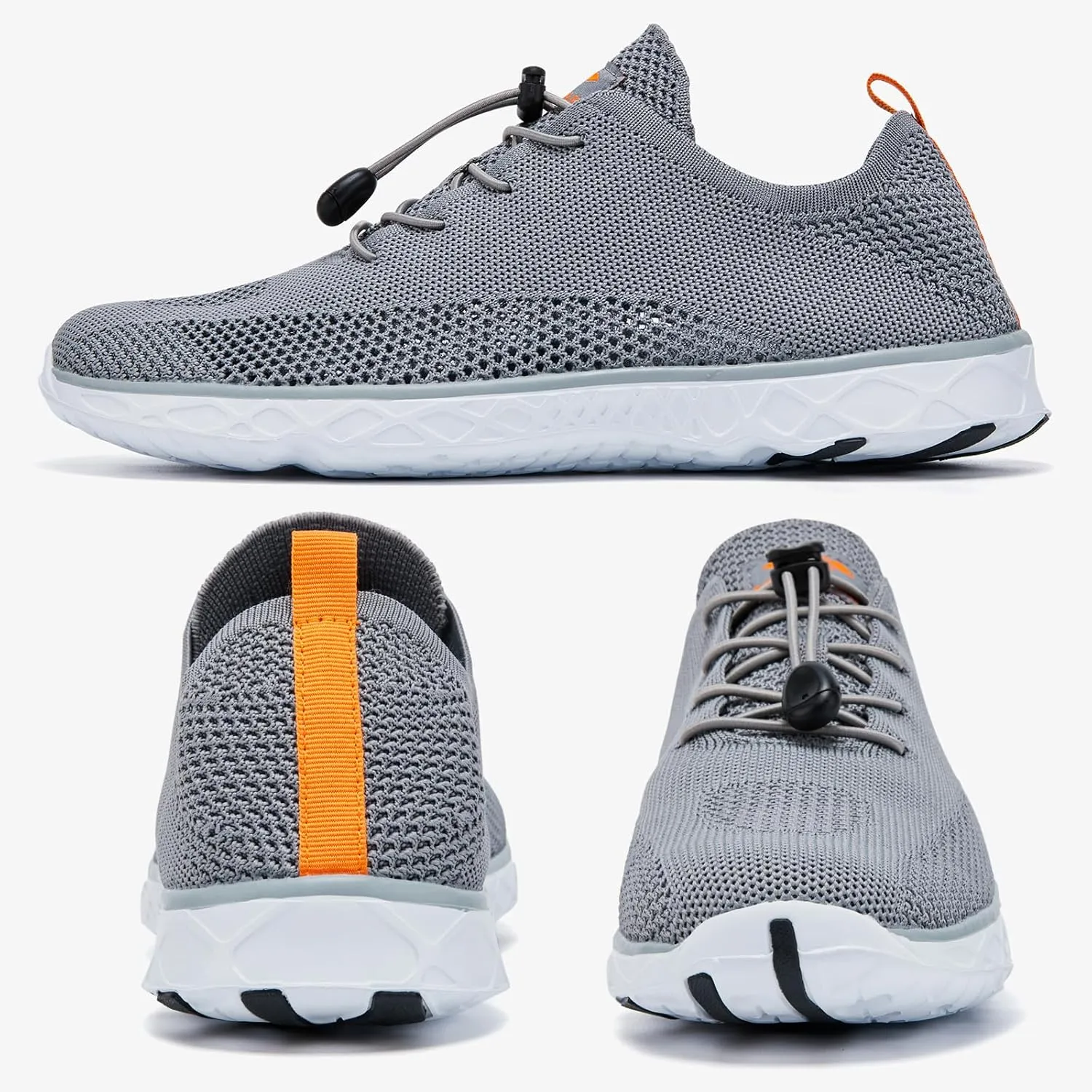 ALEADER Xdrain Men's Water Shoes Lightweight Pool Swim Shoes for Water Sport, Tennis, Walk & Travel