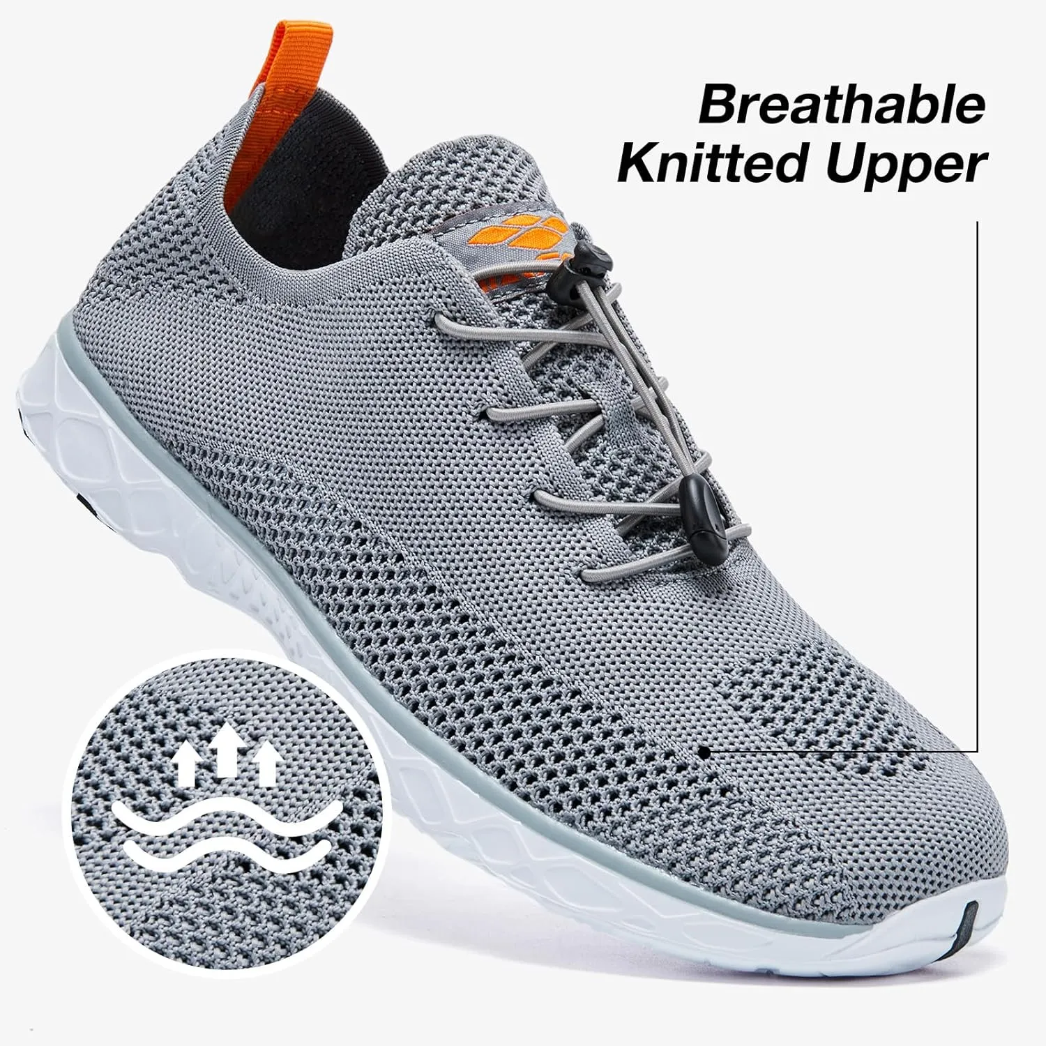 ALEADER Xdrain Men's Water Shoes Lightweight Pool Swim Shoes for Water Sport, Tennis, Walk & Travel