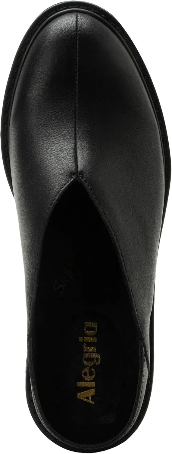 Alegria Women Michy Mule Western Open Back Leather Clog Heel