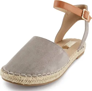 Alexis Leroy Women's Closed Toe Buckle Strap Comfortable Espadrille Sandals