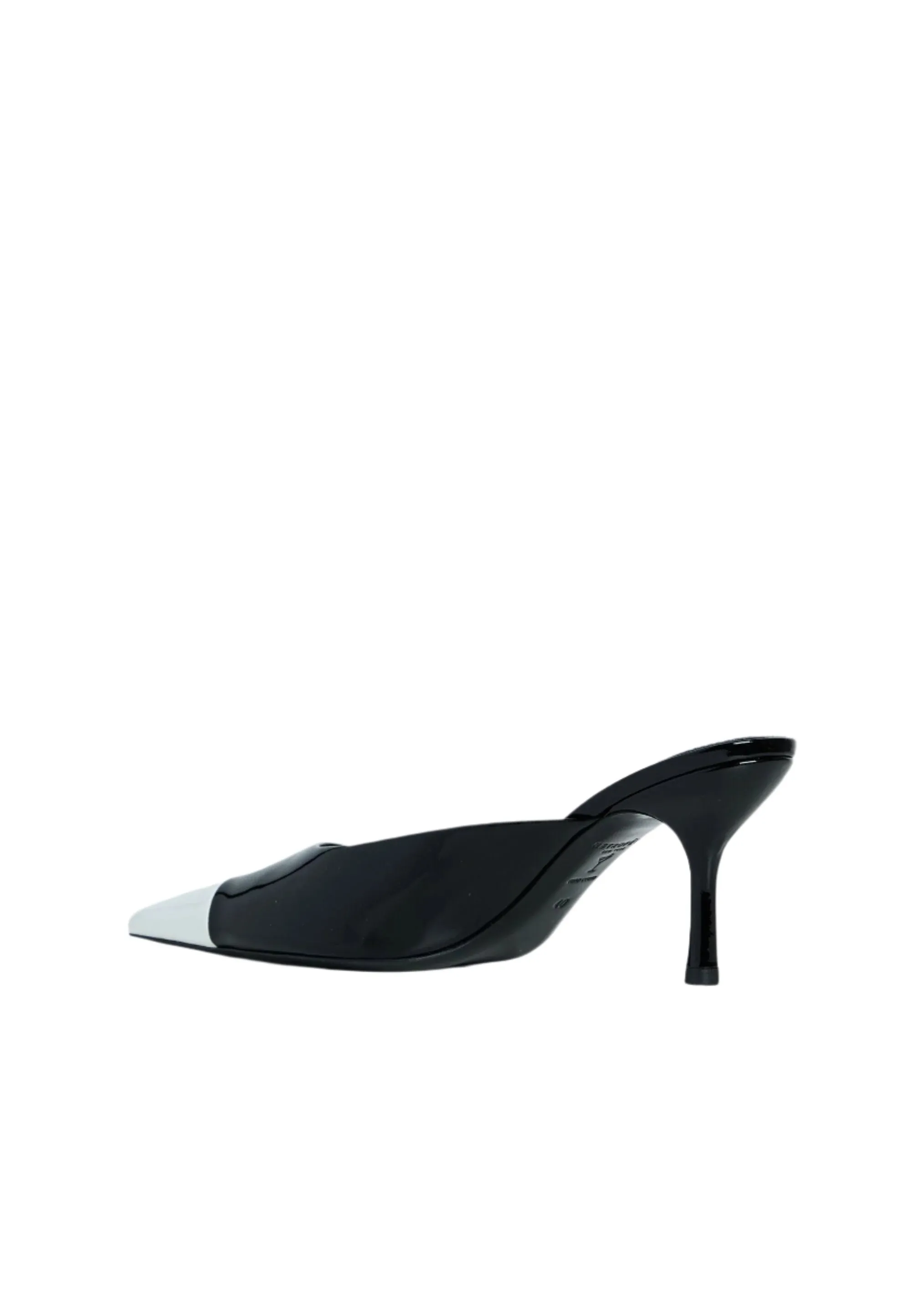 Allegra Leather Kitten Mule