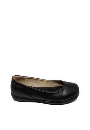 ALYSSA SLIP ON BLACK SHOES