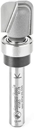 Amana Tool - 45983 Carbide Tipped Bowl & Tray 1/8 Radius x 1/2 Dia x 1/2 x 1/4" Shank