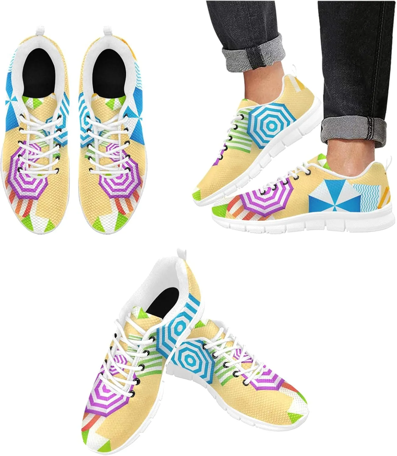 ANANGTEE Red Buffalo Tart Womens Sneakers Fashion Casual Comfortable Lightweight Breathable Arch Support Slip On Non-Slip Tennis Shoes Walking Shoes