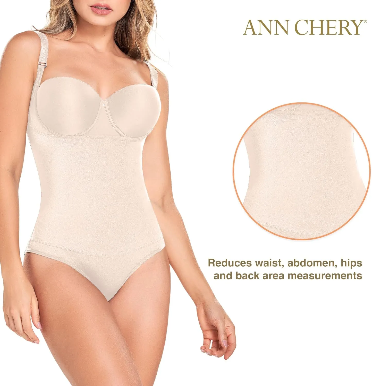 Ann Chery Tummy Control Shapewear and Butt Lifter for Women - Postpartum Colombian Bodysuit - Body Shaper panty