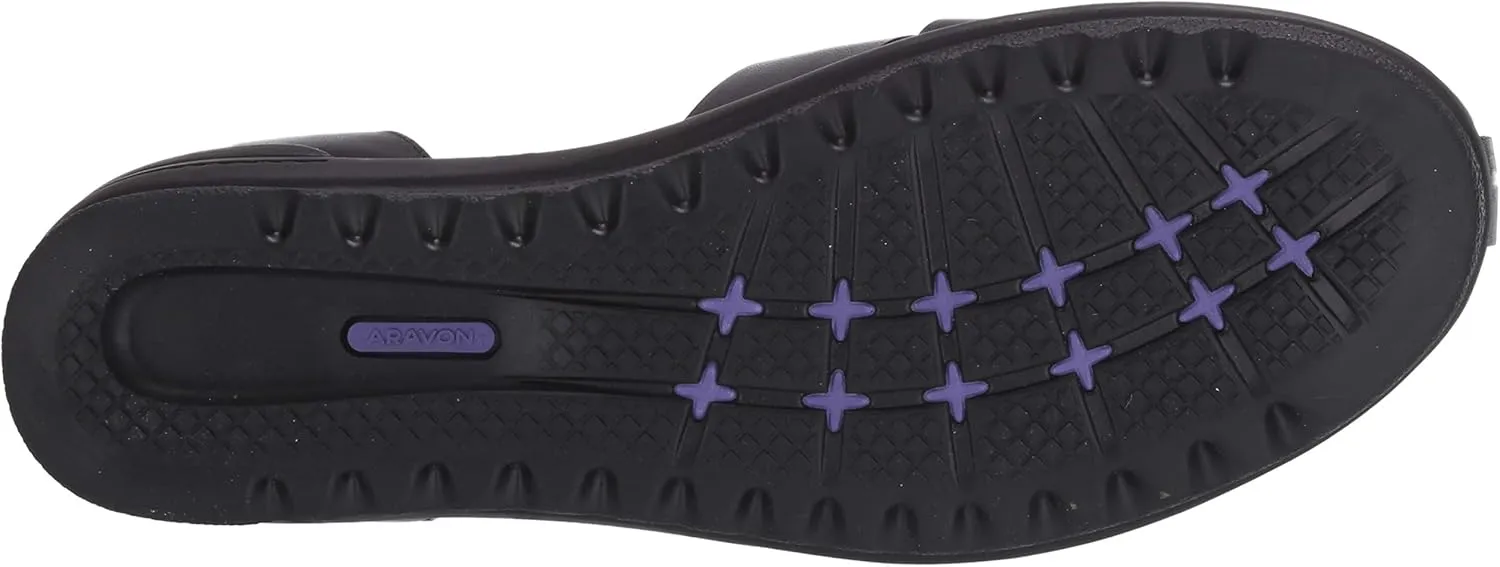 Aravon Women's Josie Two Piece Ballet Flat