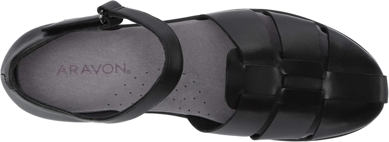 Aravon Women's Josie Two Piece Ballet Flat