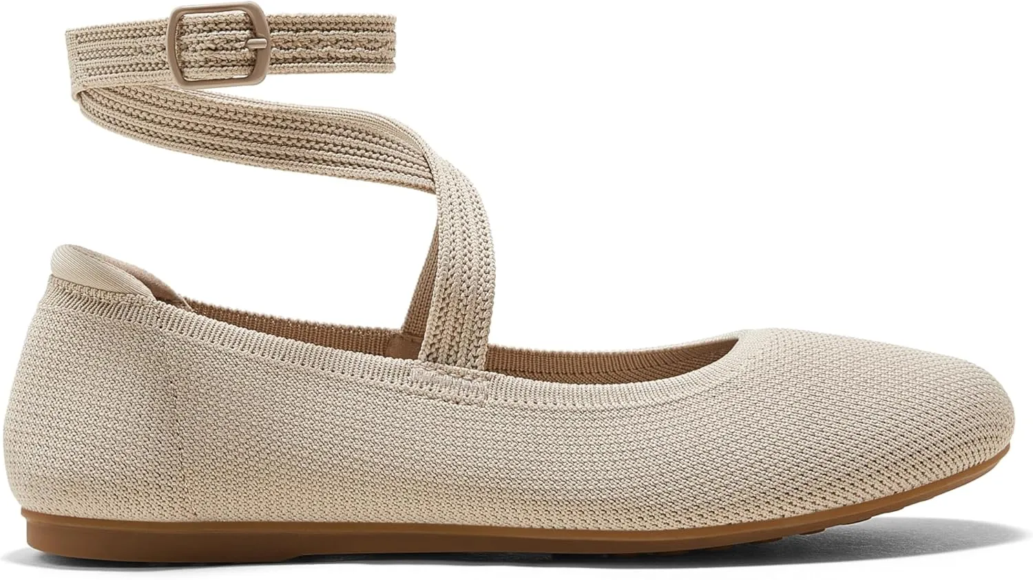 Arromic Flats for Women Round Toe Ballet Flats with Ankle Straps Ballerina Flat Shoes Women Dressy Comfortable for Work Wedding Office Casual