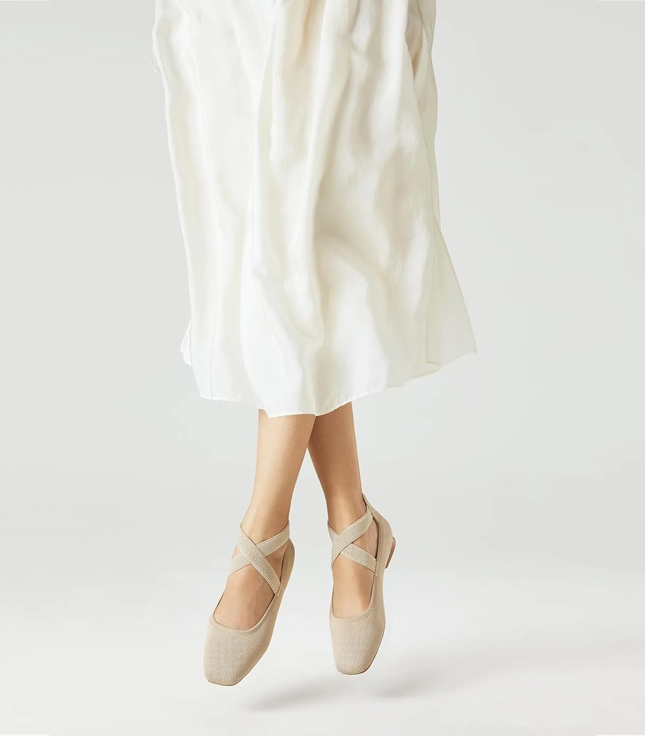 Arromic Flats for Women Round Toe Ballet Flats with Ankle Straps Ballerina Flat Shoes Women Dressy Comfortable for Work Wedding Office Casual