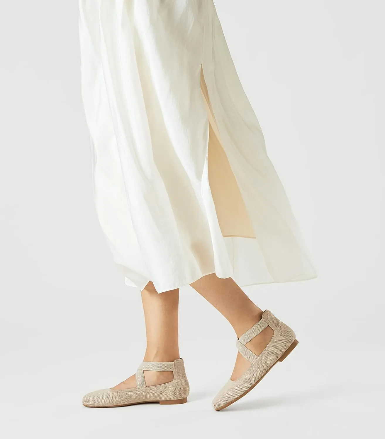 Arromic Flats for Women Round Toe Ballet Flats with Ankle Straps Ballerina Flat Shoes Women Dressy Comfortable for Work Wedding Office Casual