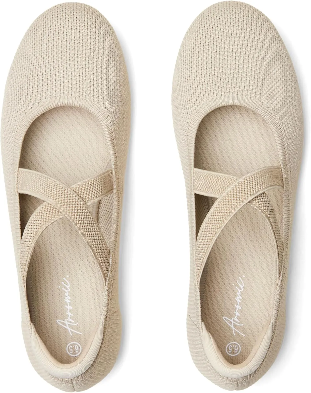 Arromic Flats for Women Round Toe Ballet Flats with Straps Women Ballerina Flat Shoes Dressy Comfortable for Work Wedding Office Casual