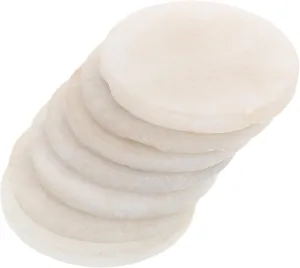 ARTIBETTER DIY Flat Stones 8pcs Round Art Stones for Painting Bulk Boys and Girls-Friendly Enhances Fine Motor Skills
