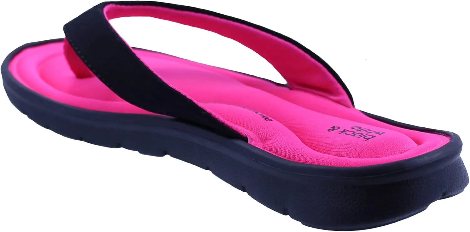 B-W Women’s Memory Foam Thong Flip Flop Sandal