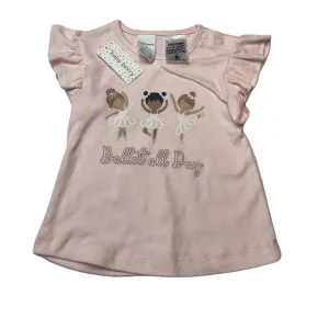 Baby Berry soft cotton t-shirt / top, ballet, size 0, BNWT