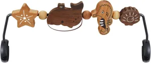 Baby Bjorn Bouncer Toy Bar - Toy Bar for Baby Bouncer Soft & Bliss, Easy to Attach and Remove, 360°Rotating Natural Wooden Toys, Exciting Design for Curious Babies, Sea Animals
