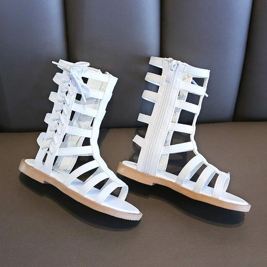 Baby Casual Shoes Size 5 Infant Kids Girls Toddler Princess Open Sandals Baby Summer Toe Zip Baby Soft Sole Shoes Girl