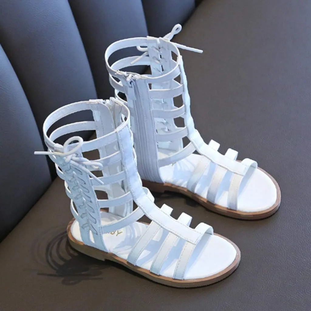 Baby Casual Shoes Size 5 Infant Kids Girls Toddler Princess Open Sandals Baby Summer Toe Zip Baby Soft Sole Shoes Girl