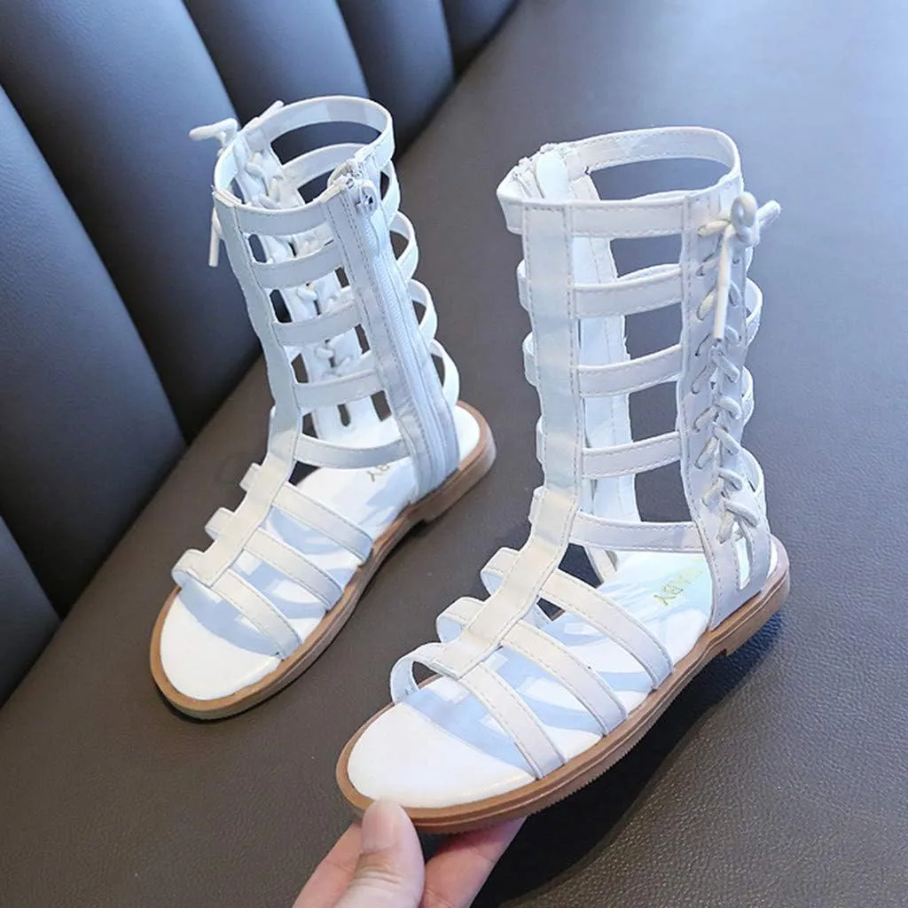 Baby Casual Shoes Size 5 Infant Kids Girls Toddler Princess Open Sandals Baby Summer Toe Zip Baby Soft Sole Shoes Girl
