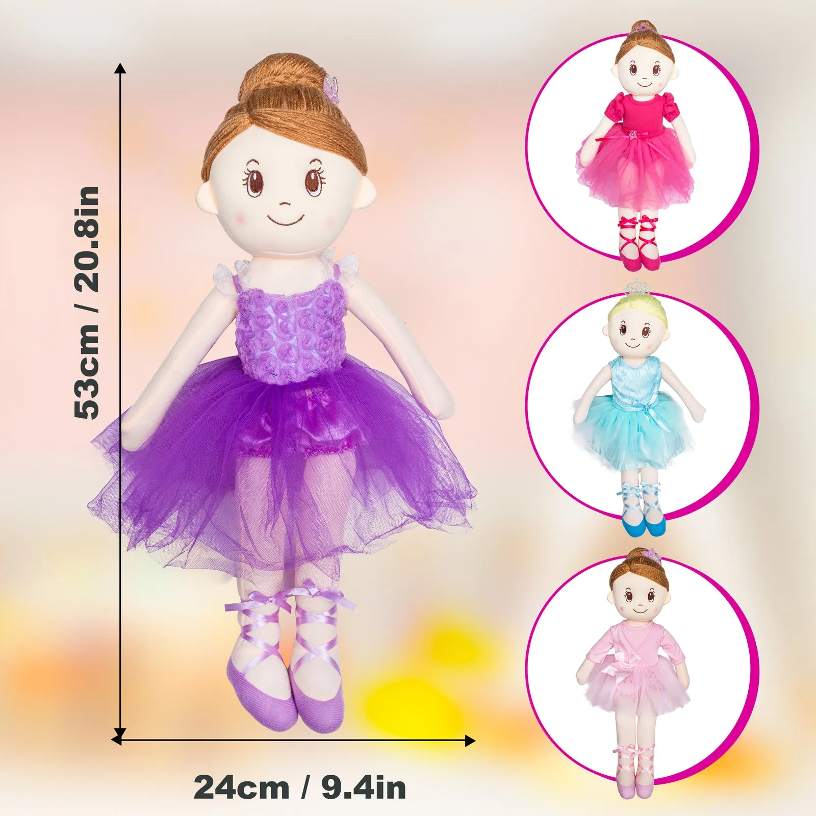 Ballerina Plush Doll - Skye