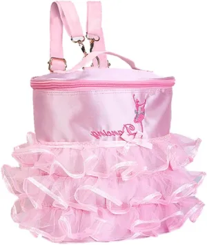 Ballet Backpack with Embroidery Cute Dance Bag for Lightweight Tutu Dress Schoolbag for Young Dancers Stylish and Practical Dance Tote Bag