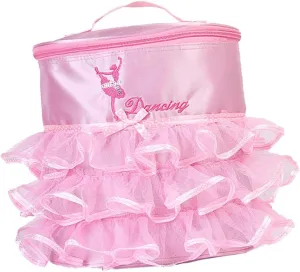 Ballet Dance Bag with Embroidery Cute Tutu Dance Backpack Stylish Dance Schoolbag for Ballet Classes Little Dancers