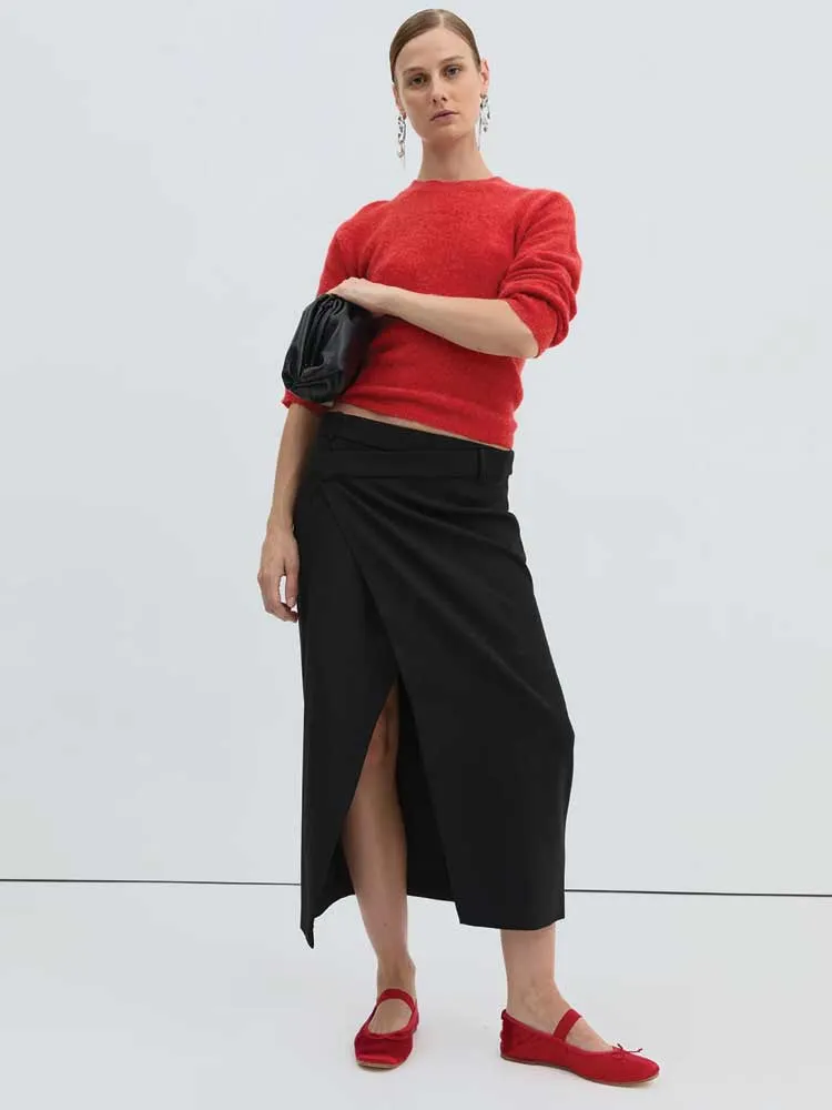 Ballet Flat Chilli Satin