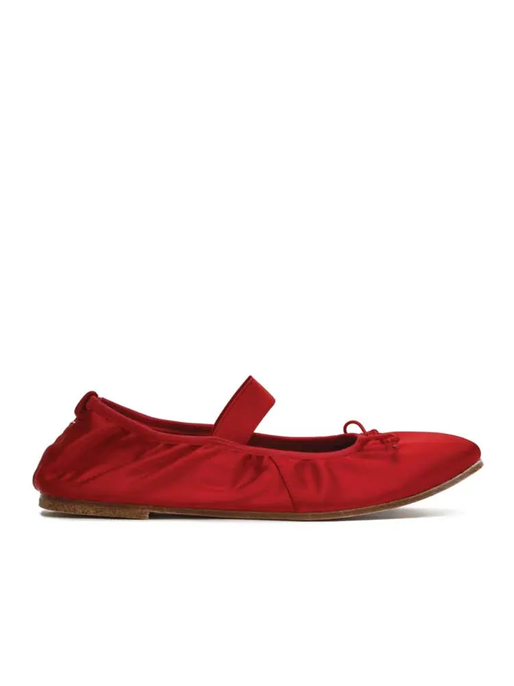 Ballet Flat Chilli Satin