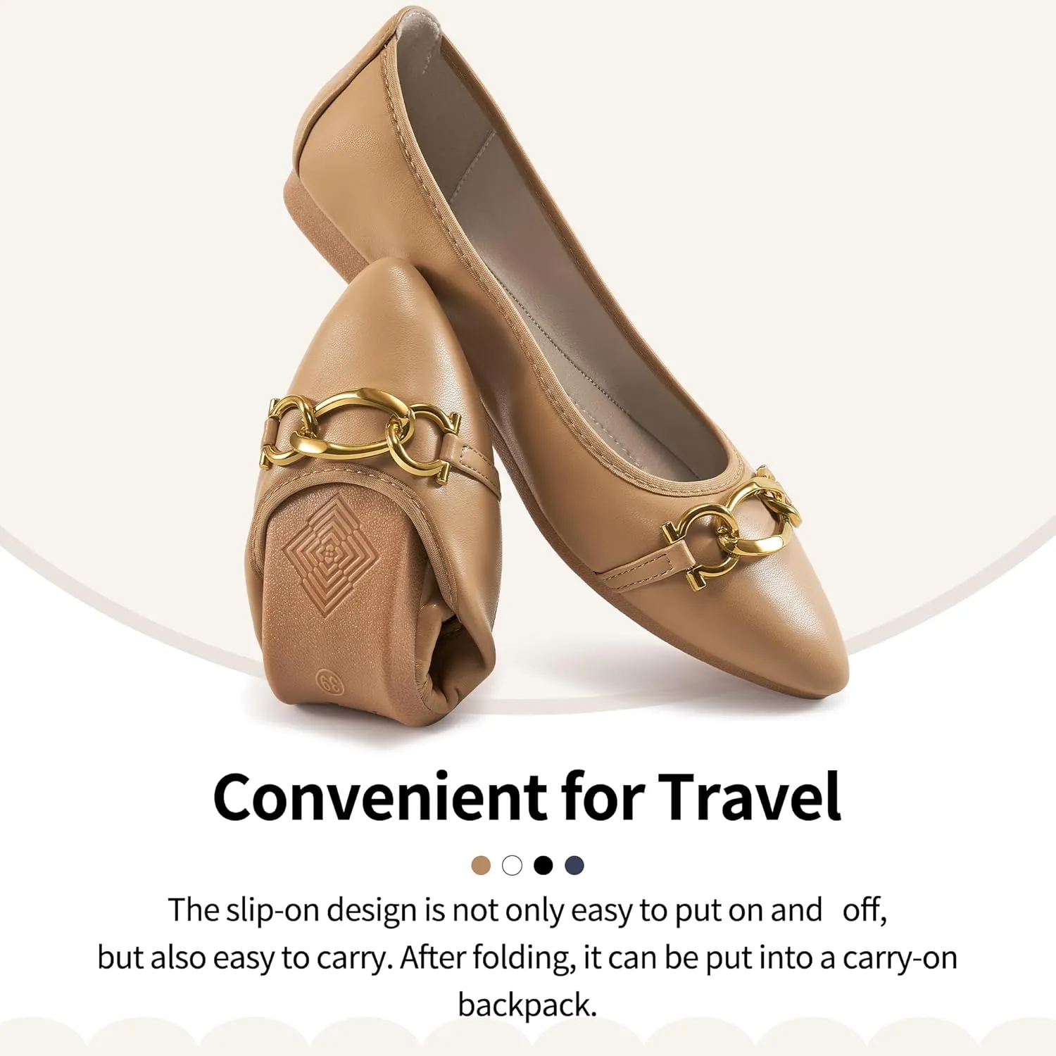 Ballet Flats Shoes for Women: Comfortable Work Dress Flats - Ladies Wedding Shoes for Walking