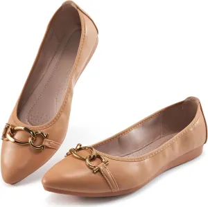 Ballet Flats Shoes for Women: Comfortable Work Dress Flats - Ladies Wedding Shoes for Walking